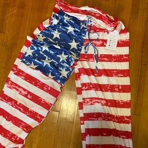 American flag cover up pants